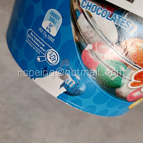 ถัง (พลาสติก) ช็อกโกแลต M&M