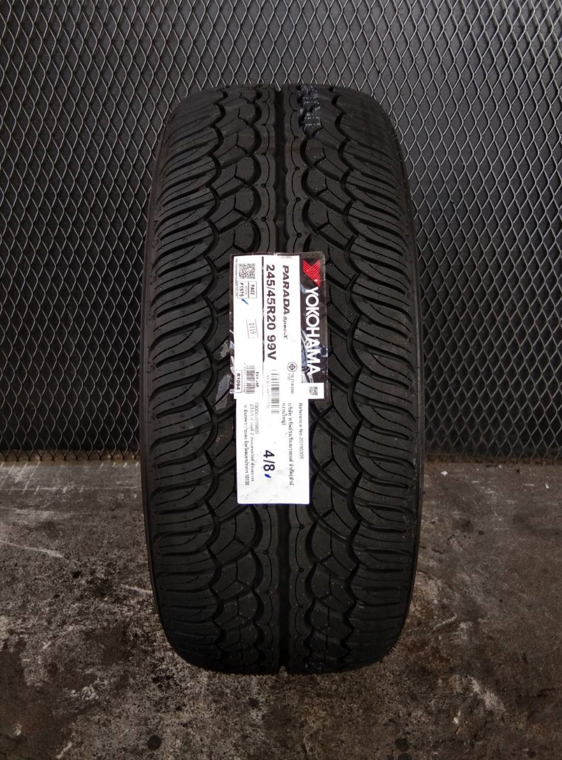 #แนะนำยางใหม่ #YOKOHAMA_PARADA 245/45R20 เส้น 7500 ปี19 ปกติ 8500