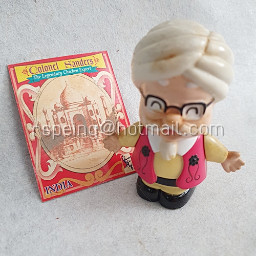 ฟิกเกอร์ Colonel Sanders The Legendary Chicken Expert ชุดนานาชาติ : อินเดีย