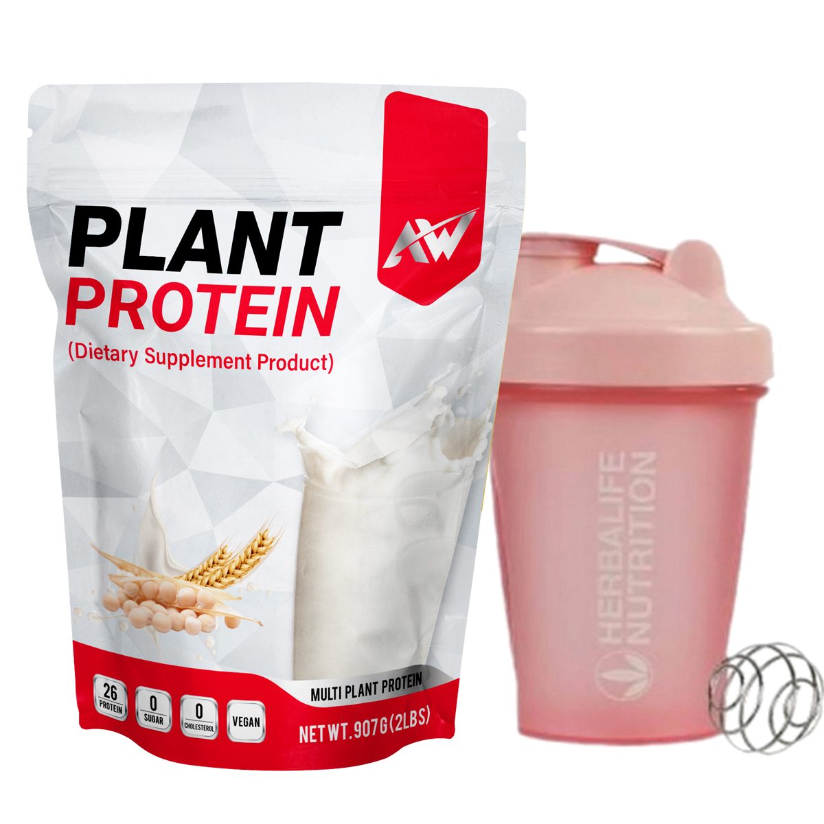 AW-PLANT ISOLATE x 1 พร้อมแก้วสีชมพู