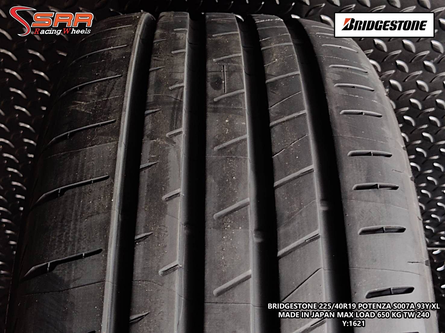 BRIDGESTONE 225/40R19 S007A ปี2021 ราคาถูก