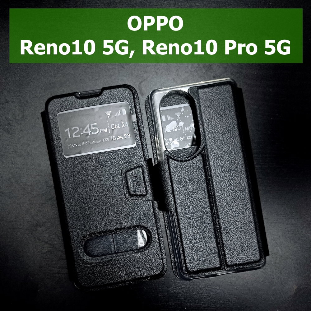 เคส OPPO Reno10 5G , Reno10 Pro 5G - เคสฝาพับ ออปโป้ โชว์เบอร์ ตั้งได้