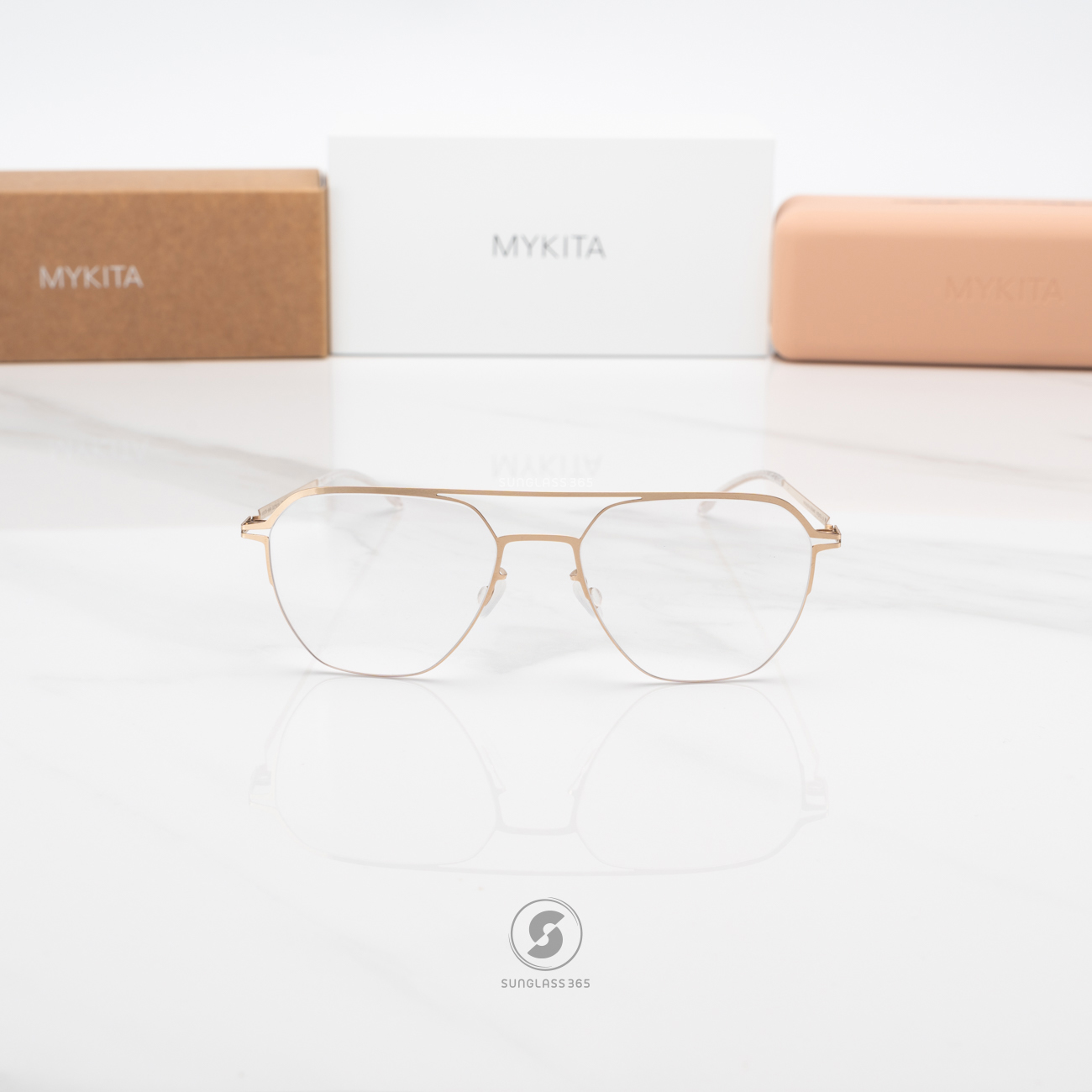 แว่นสายตา MYKITA LITE IMBA C291 Champagne Gold