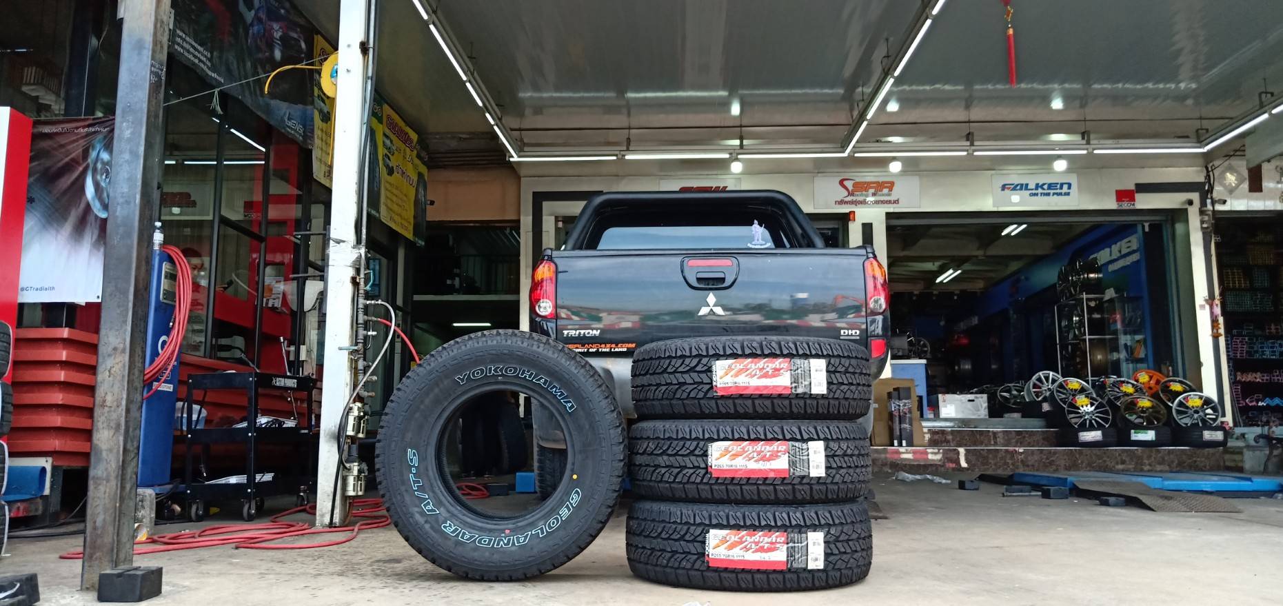 YOKOHAMA GEOLANDAR ATS 265/70-16 เส้น 3950 บาท ปกติ 6500