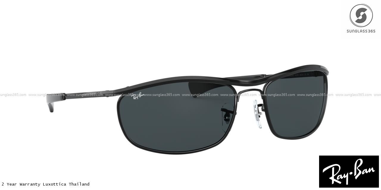 RayBan RB3119M Olypian I deluxe 002/R5 Black/Blue