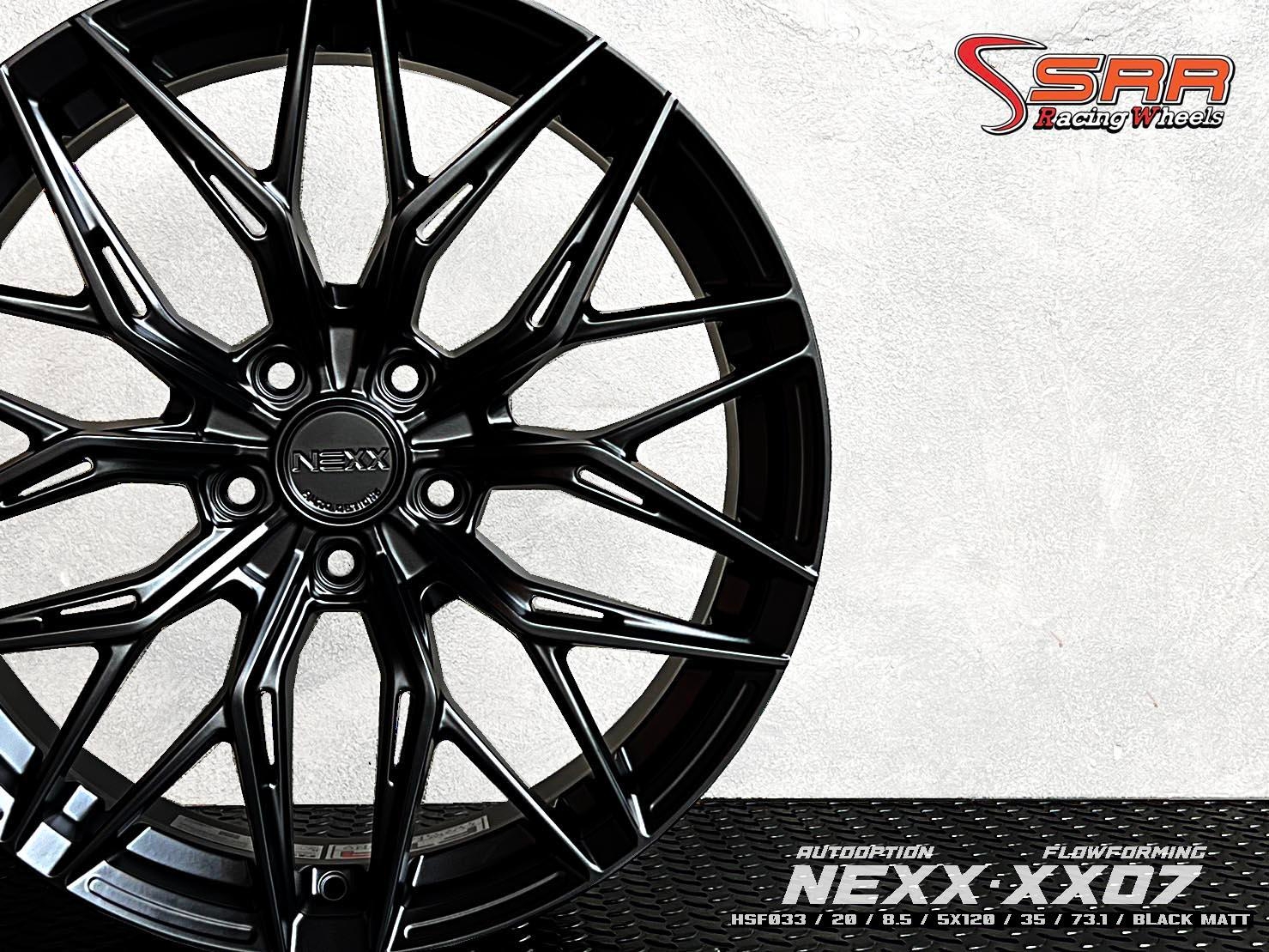 FLOWFORMING FOR BYD SEAL : NEXX-XX07 20x8.5 5H120 35 73.1 BLACK MATT (สีดำด้าน)