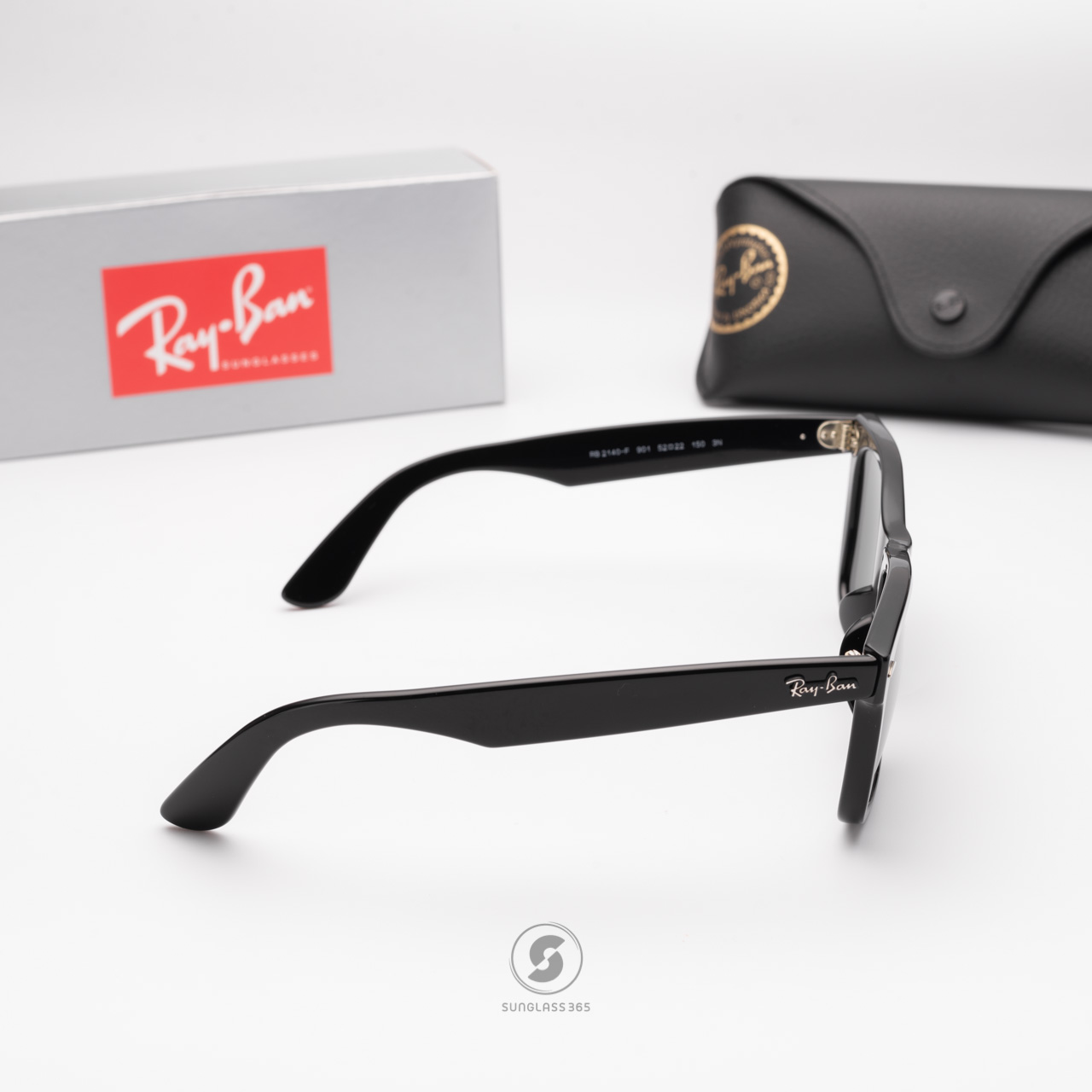 Ray-Ban RB2140F 901 Wayfarer Original G-15 lenses