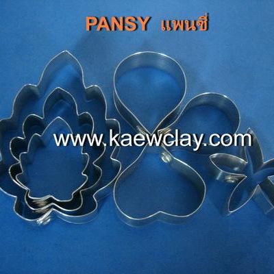 พิมพ์ตัดอลูมิเนียมดอก+ใบแพนซี่(Aluminum mold cutter PANSY )
