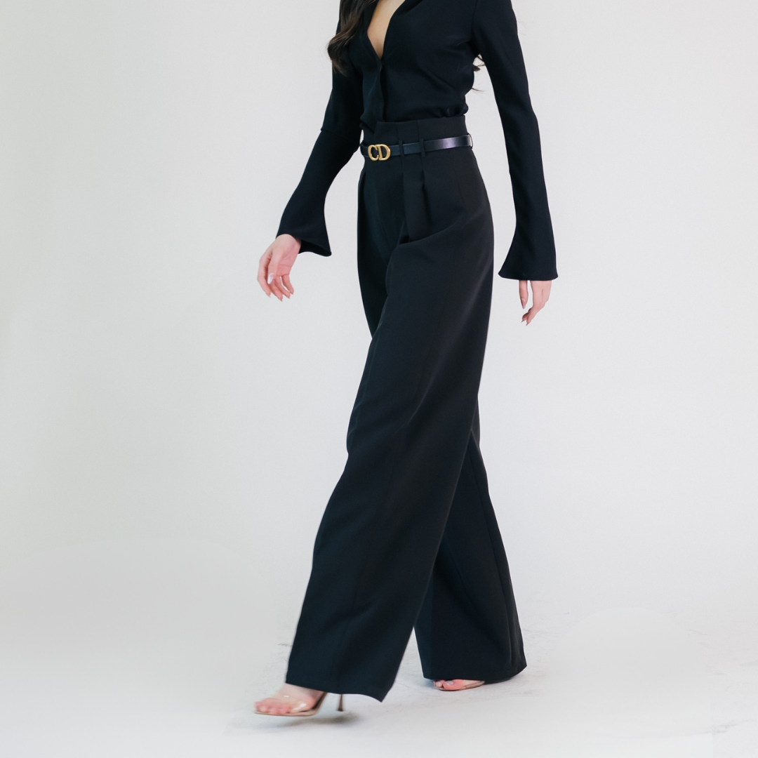 Lism P-036 The Vision Wide Trousers กางเกงขายาวสุดเก๋