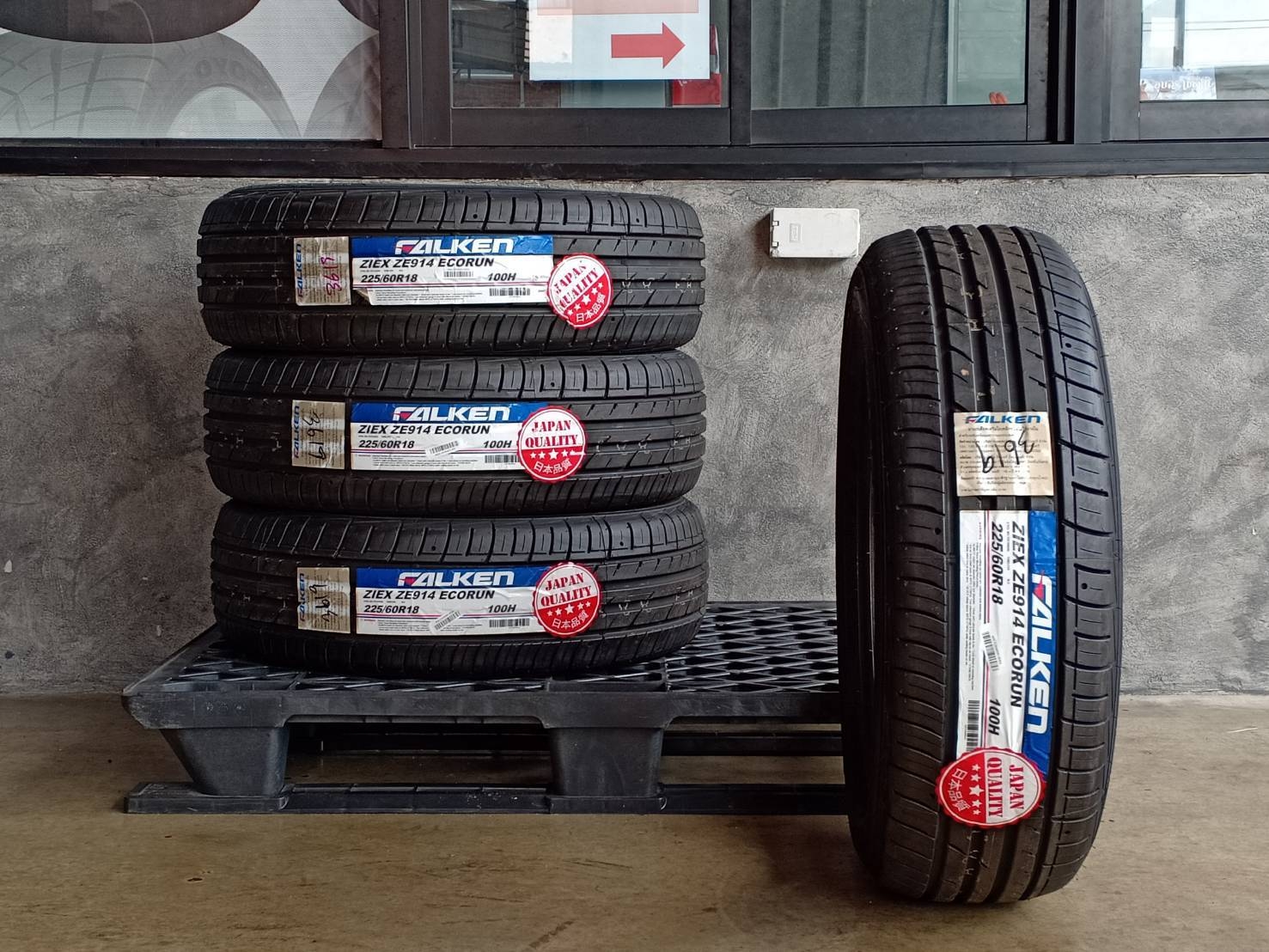 FALKEN 225/60R18 ZIEX ZE914 ECORUN 100H MADE IN THAILAND