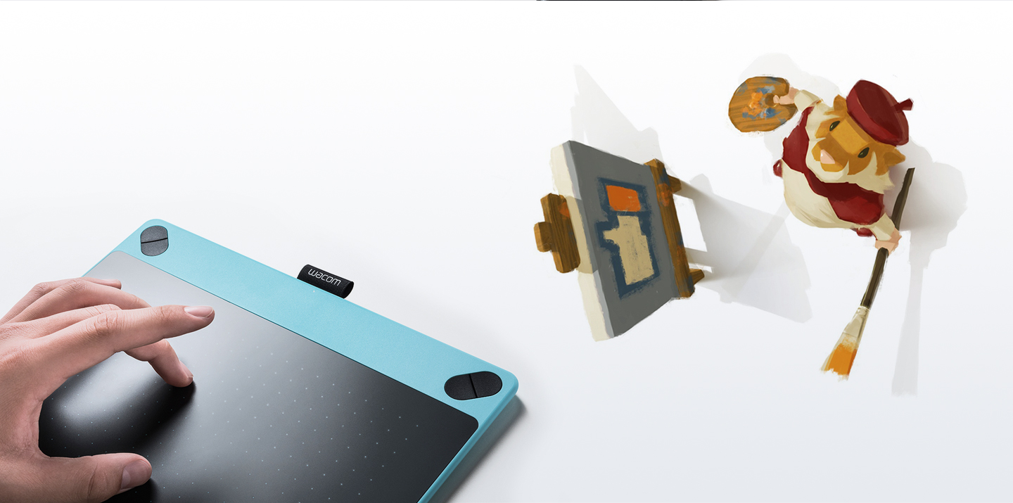 Intuos Art Medium Mint Blue