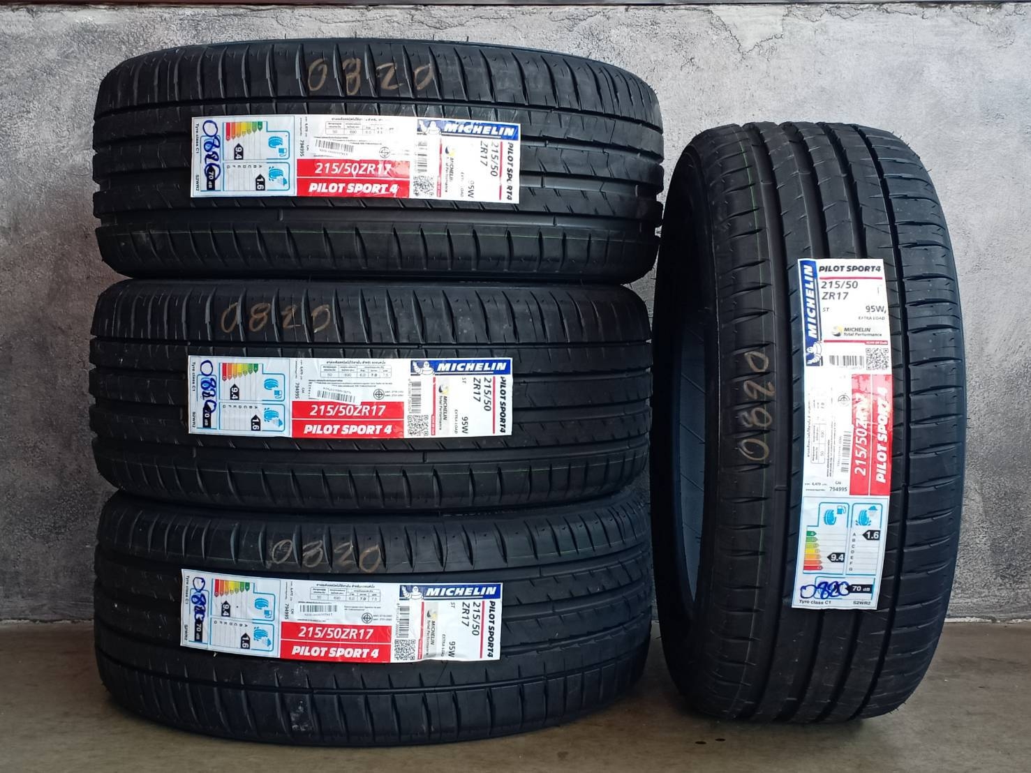 MICHELIN PILOT SPORT 4ST 215/50ZR17 ปี20