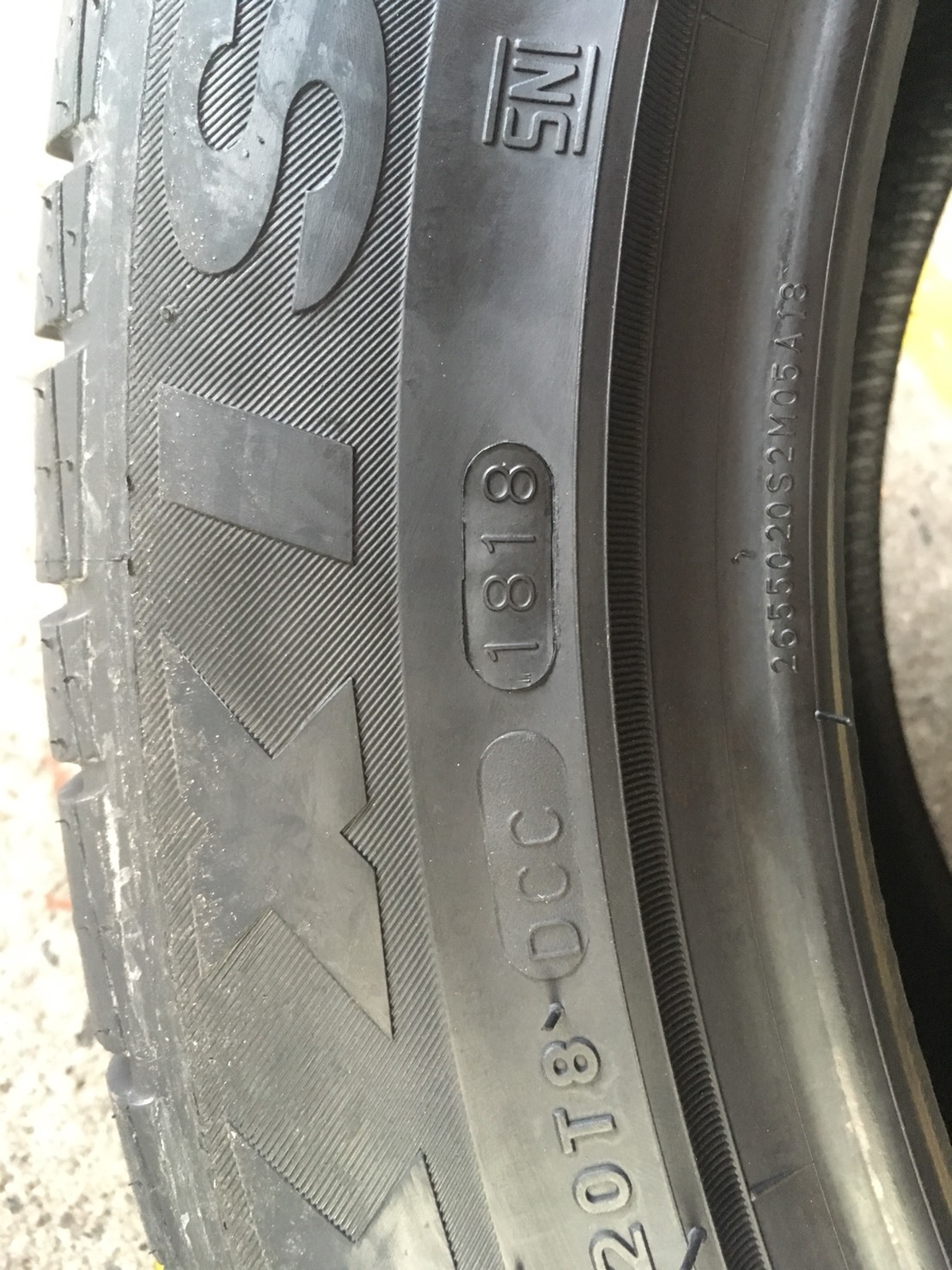 MAXXIS MAS2 265-50-20 ปี18 ยางกะบะ SUV