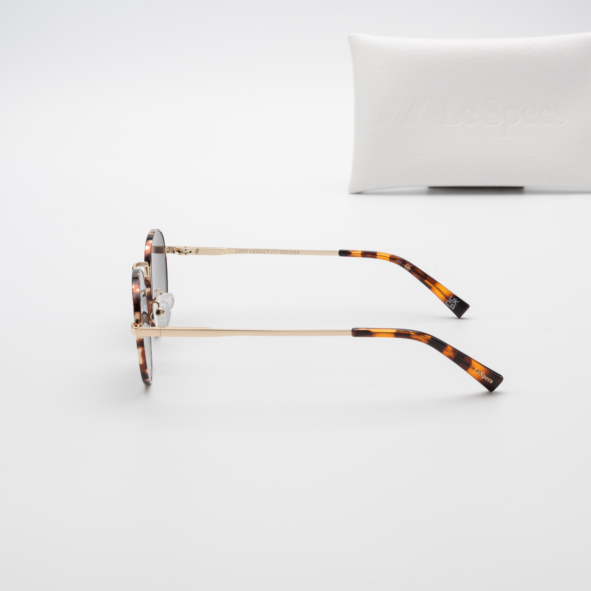 แว่นกันแดด Le Specs LSP2552166 LOST LEGACY Gold Tort Grey Gradient