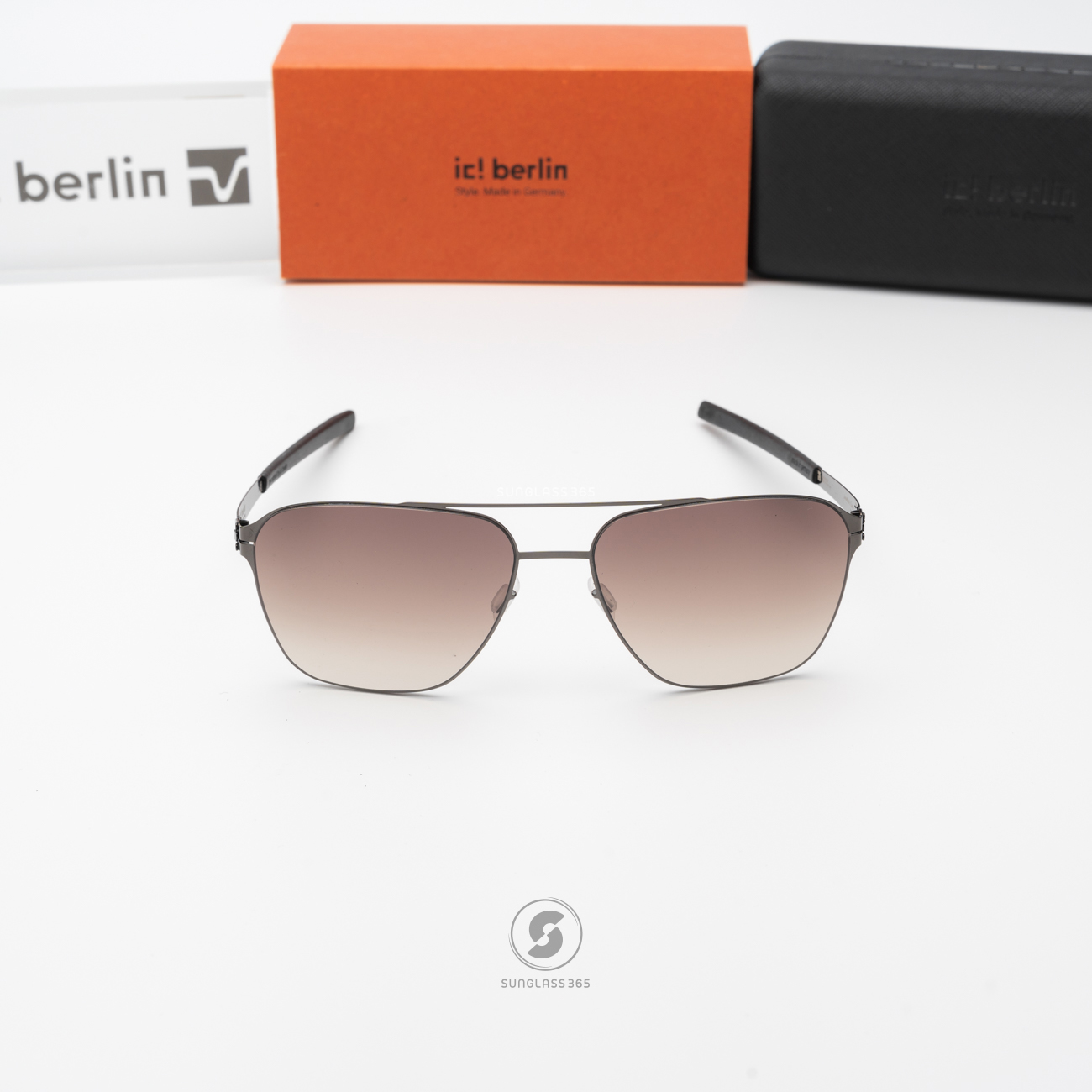 แว่นกันแดด IC BERLIN Jonathan I. Large Gunmetal