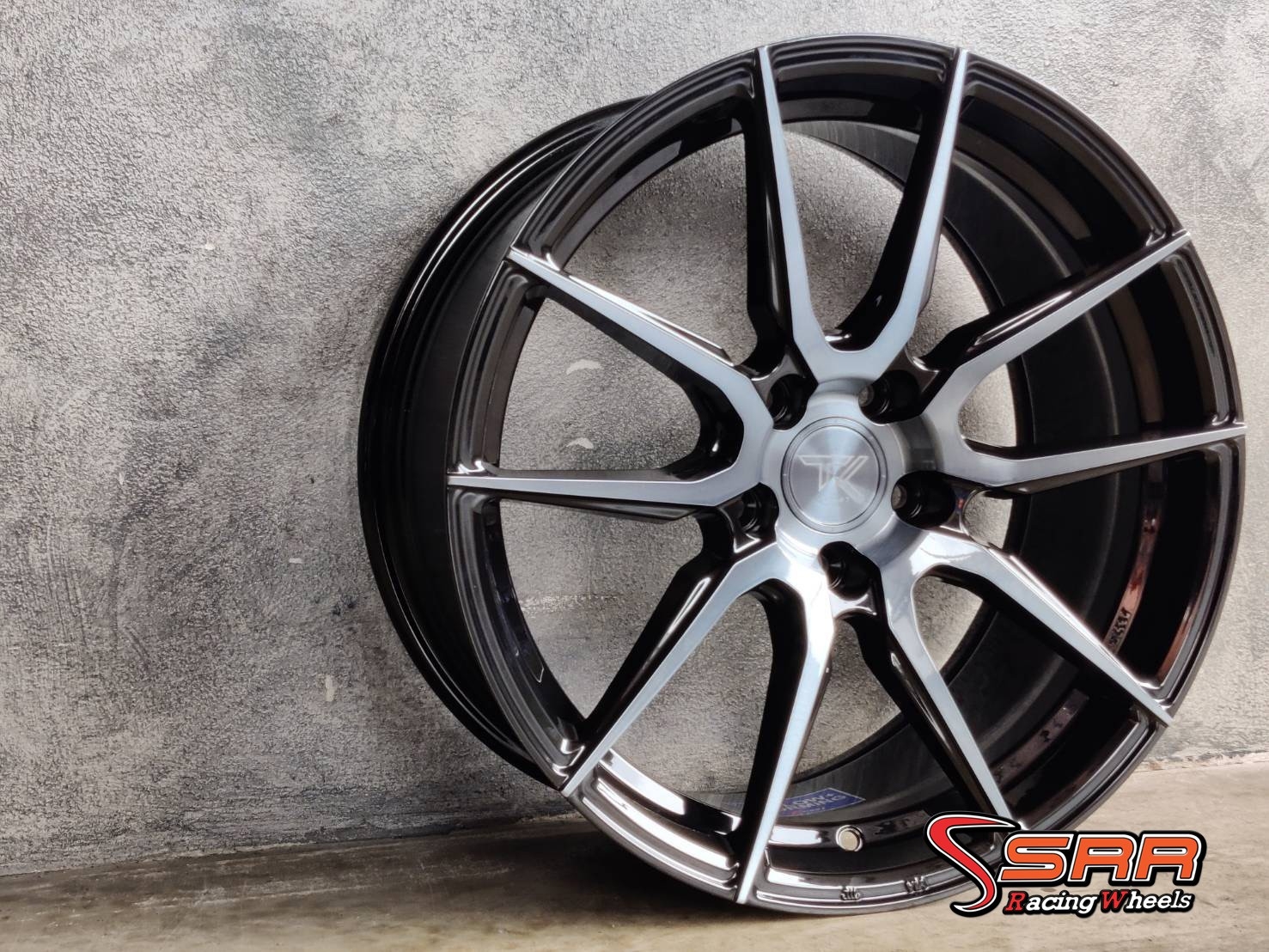 TK-SMART : TMF102 18X8.5 5X114.3 32 P/BRUSH/CL-BLACK (หน้าชาร่องดำ)