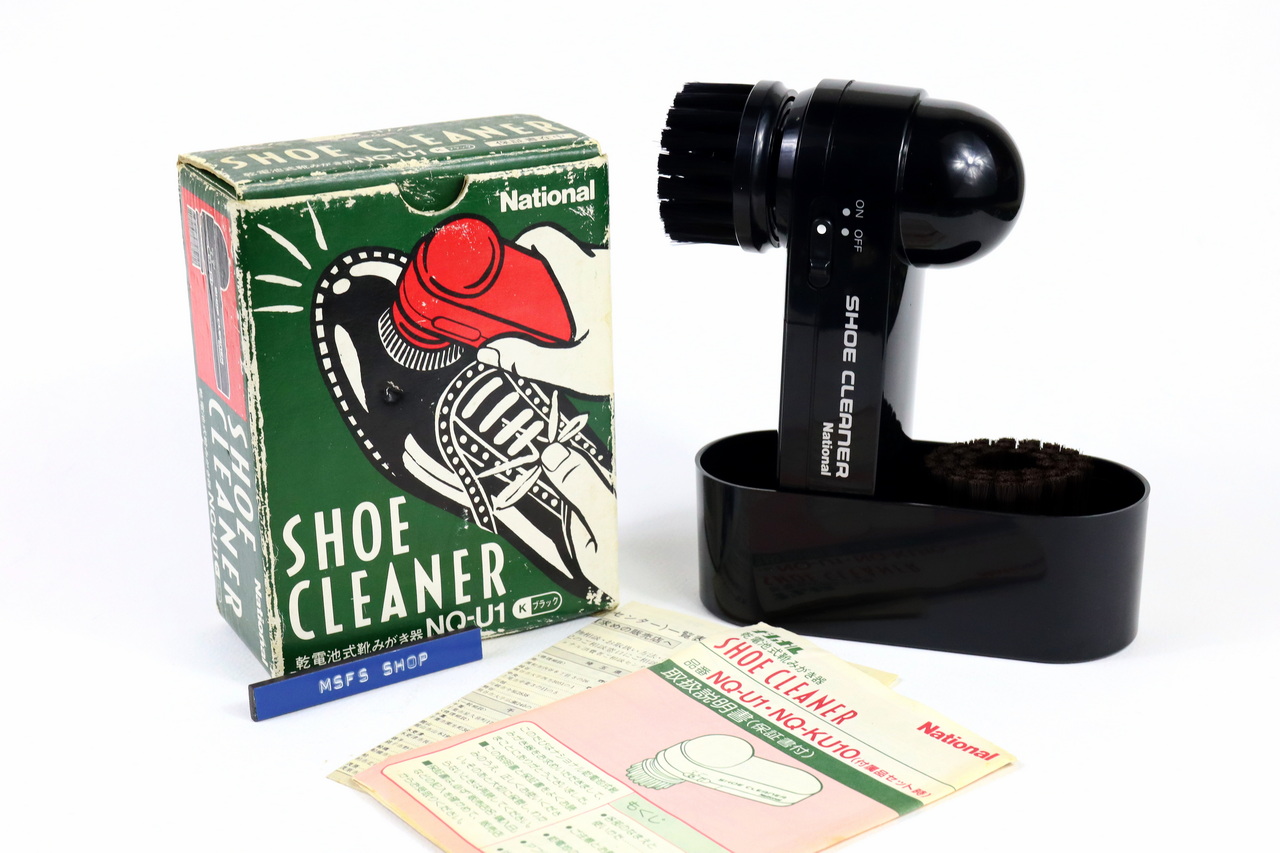 [Vintage] National Shoe Cleaner NQ-U1 เครื่องขัดรองเท้า สีดำ