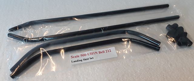 500-UH1N Bell212 Metal Landing Skid Set