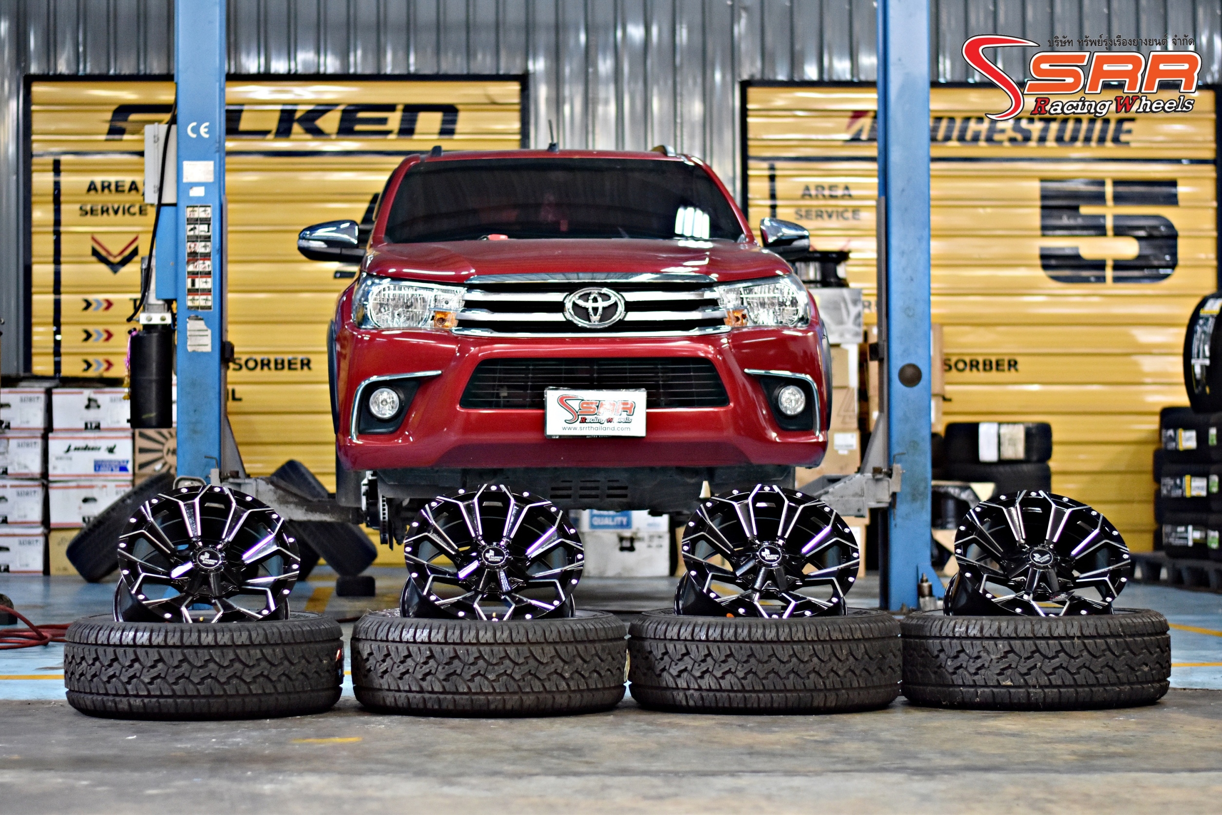 ล้อใหม่ ! TUFF สไตล์ออฟโรด ขอบ18 ล้อกว้าง9 PCD6x139.7 offset+18