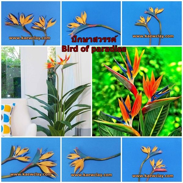 พิมพ์อลูมิเนียมตัดดอก+ใบปักษาสวรรค์(Aluminum mold cutter Bird of paradise + leaves )