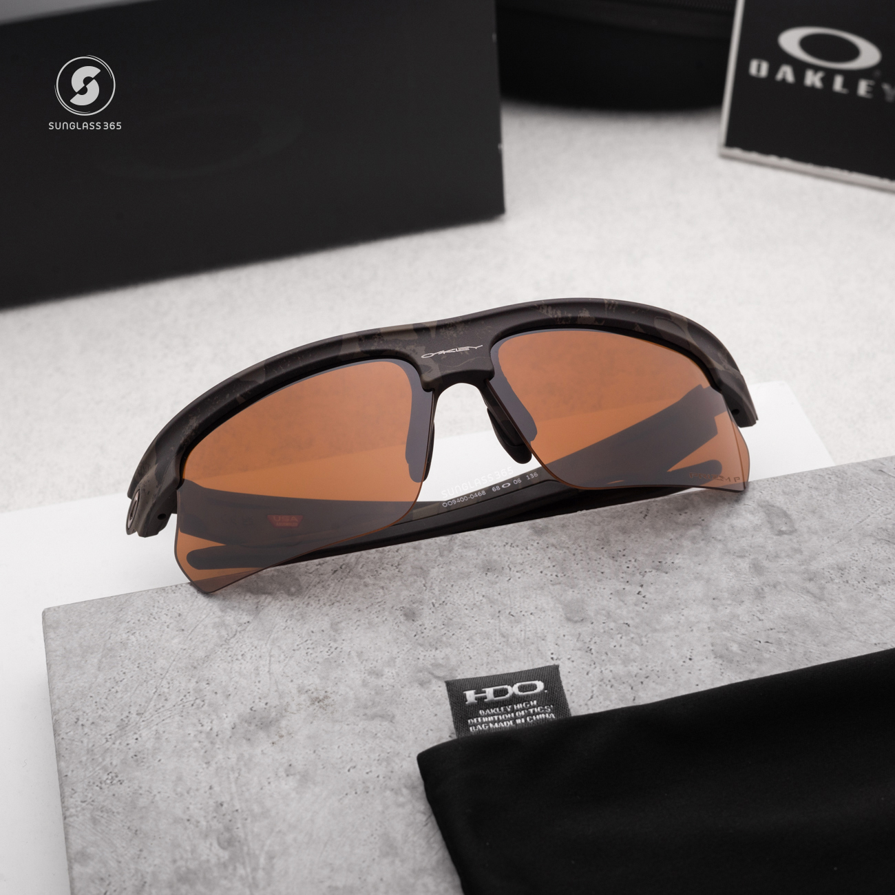 OAKLEY Bisphaera OO9400-04 Matte Olive Camo Prizm Tungsten Polarized