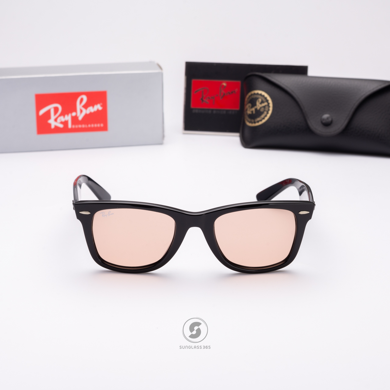 Ray Ban Wayfarer RB2140F 601/4B Black Pink
