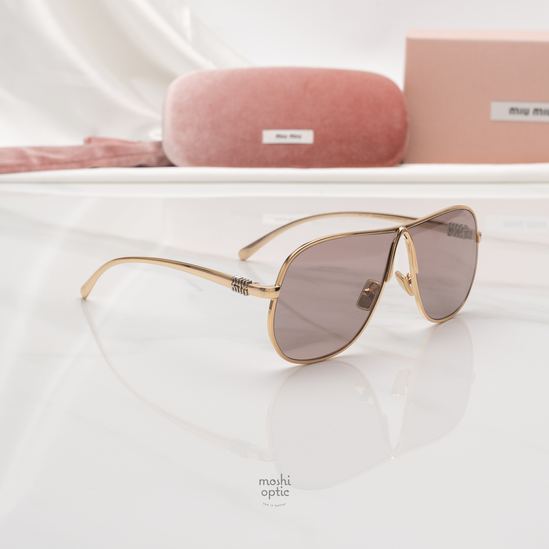 แว่นกันแดด Miu Miu MUA56S 5AK20I