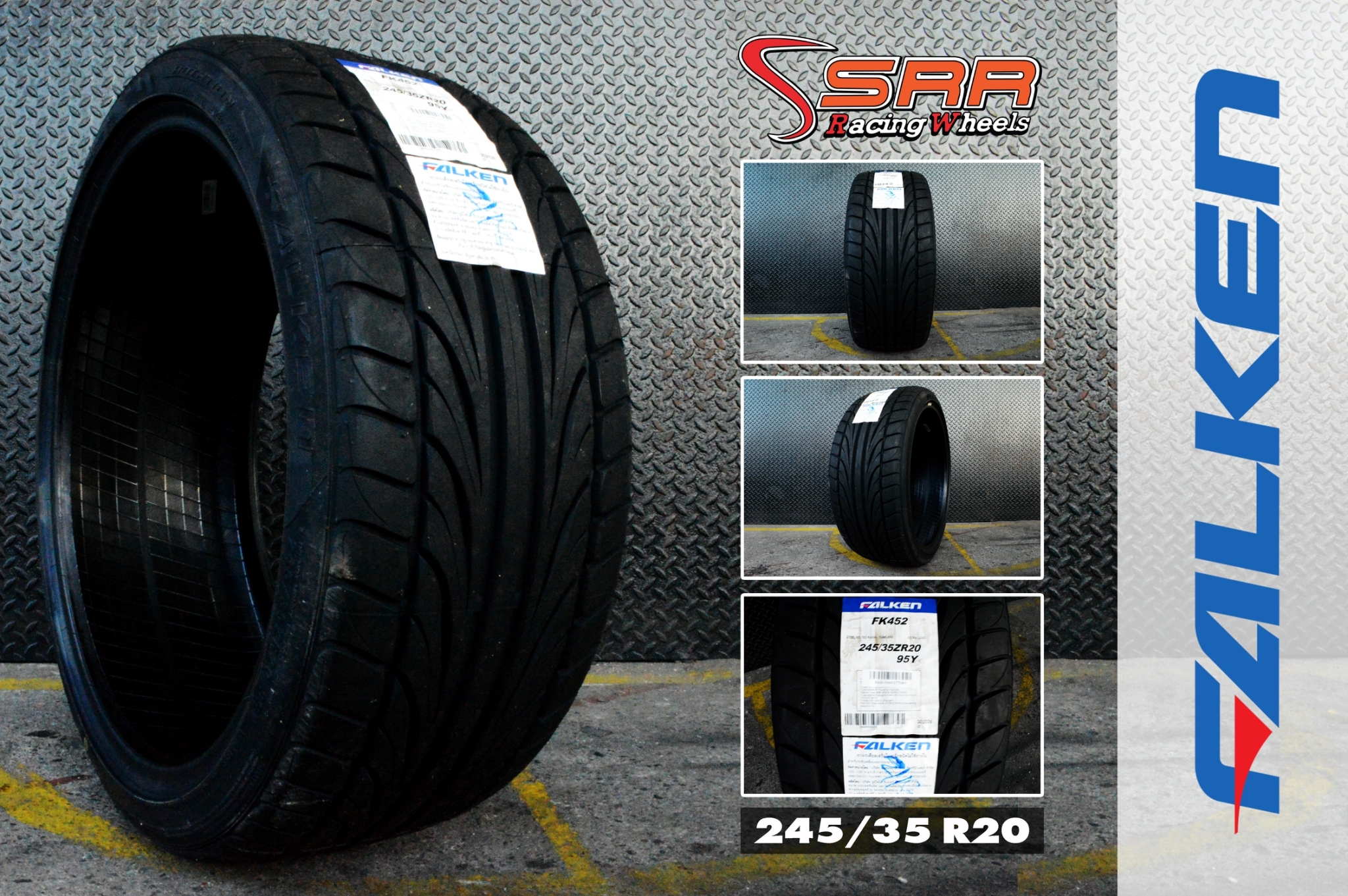 #แนะนำยางใหม่ #คุณภาพดีเยี่ยม #ราคาสุดคุ้ม #FALKEN_FK452 245/35R20 ปี19