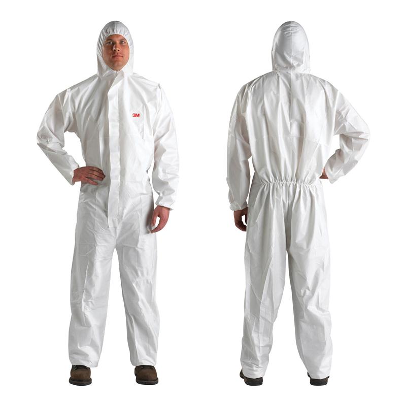 3M 4510 Protective Coverall ชุดป้องกันสารเคมี และฝุ่นละออง สีขาว ชนิดใช้แล้วทิ้ง