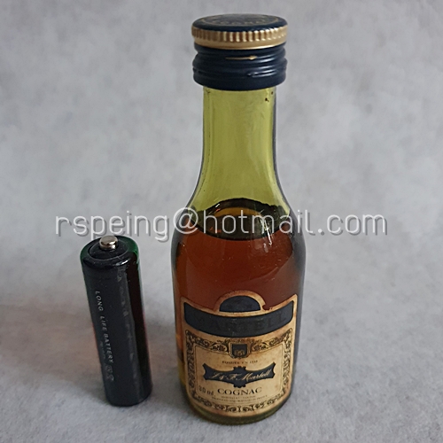 เหล้าขวดเล็ก เหล้าแท้ขวดแก้ว Martell Cognac 3 Stars