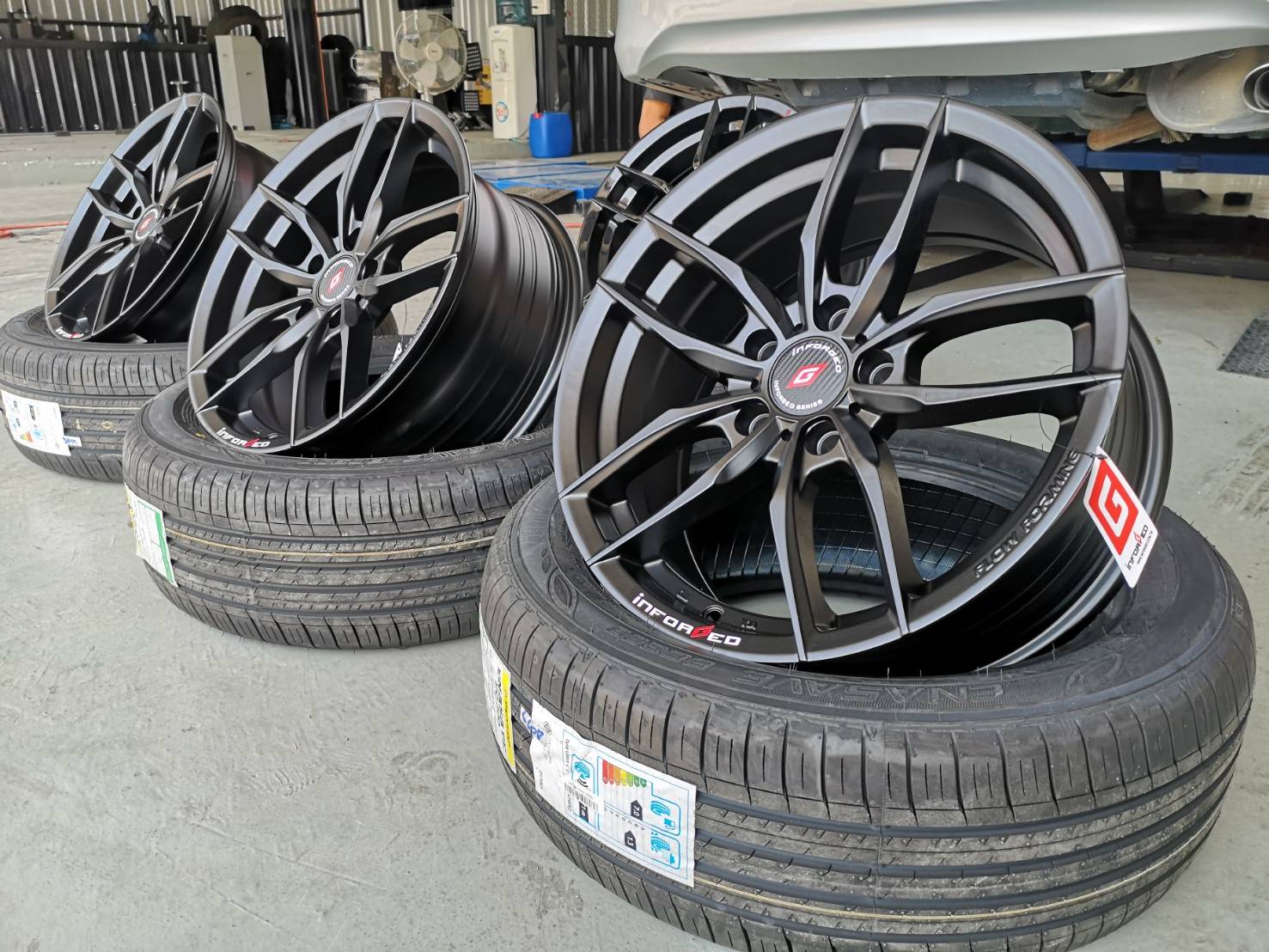 ล้อแท้ INFORGED-28 ขอบ17 กว้าง7.5 5x114.3 offset+42