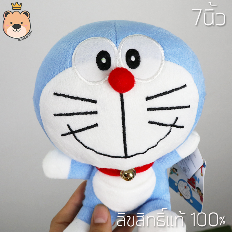 โดเรม่อน ตุ๊กตา Doraemon 7นิ้ว ลิขสิทธิ์แท้ 100% งานป้าย