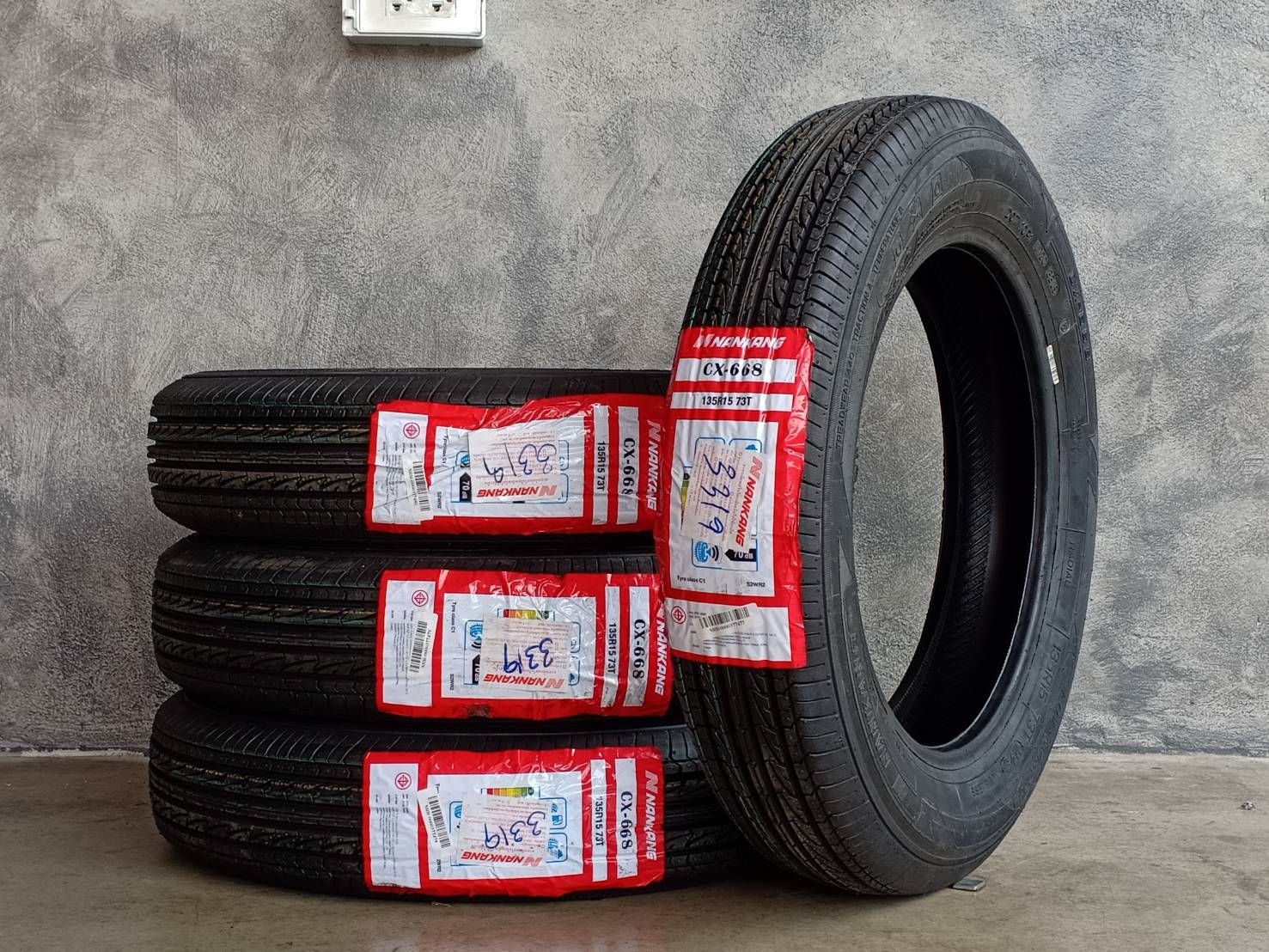 ยางมาใหม่ NANKANG CX668 135R15 ปี19