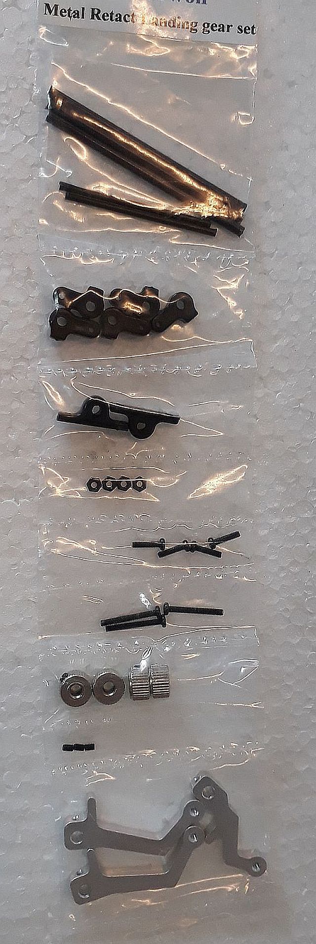 500-Airwolf Metal Retact Landing Gear Set