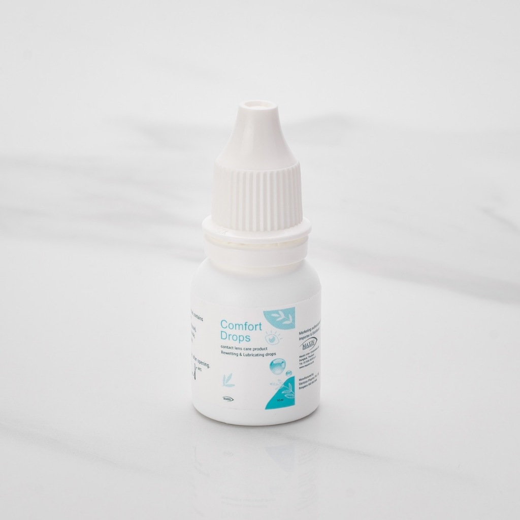 น้ำตาเทียม Comfort Drops 10ml ล็อตใหม่ สูตรอ่อนโยน ให้ความชุ่มชื้นต่อดวงตา