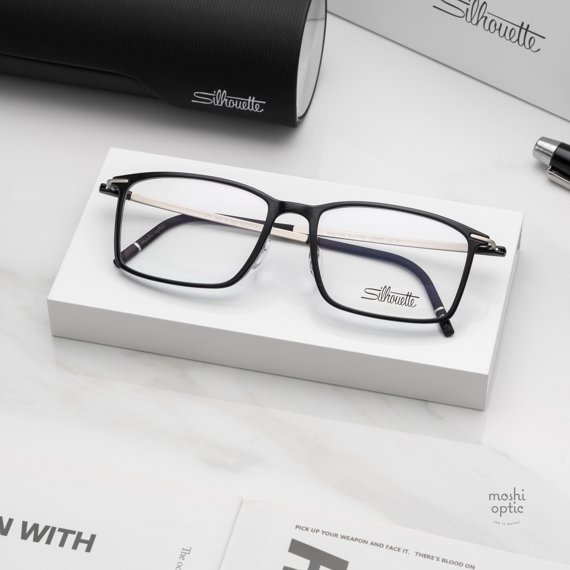 กรอบแว่น Silhouette Rising Dawn SPX2965 9002