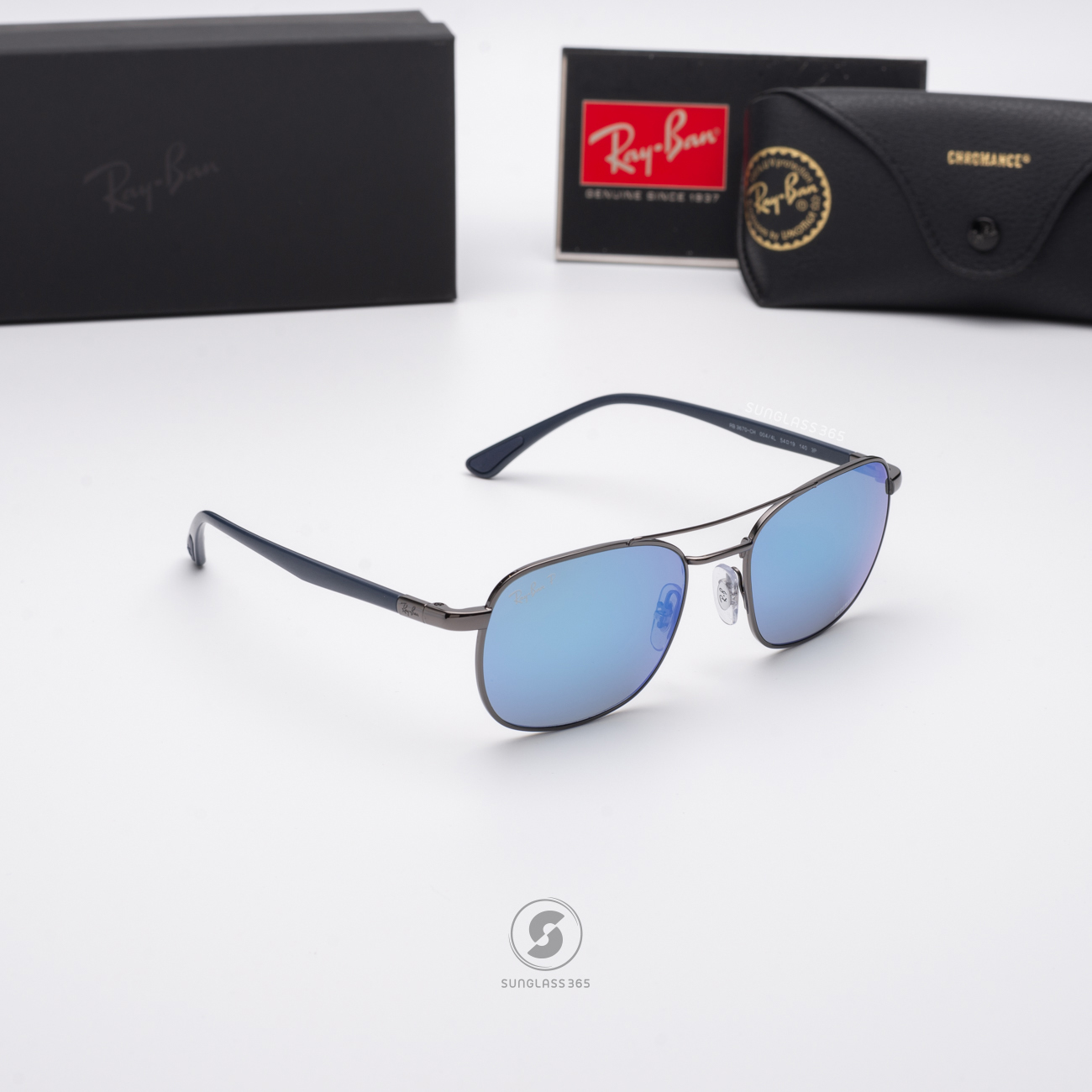 Ray-Ban RB3670CH 004/4L Chromance Polished Gunmetal Polarized