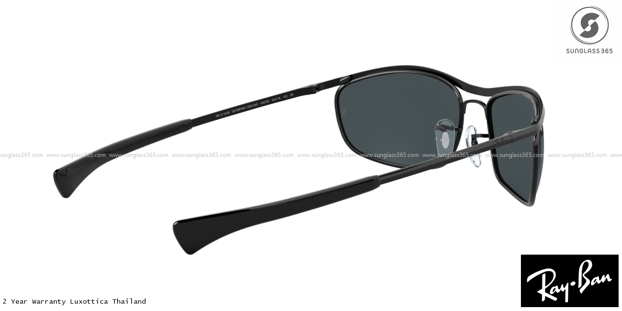 RayBan RB3119M Olypian I deluxe 002/R5 Black/Blue