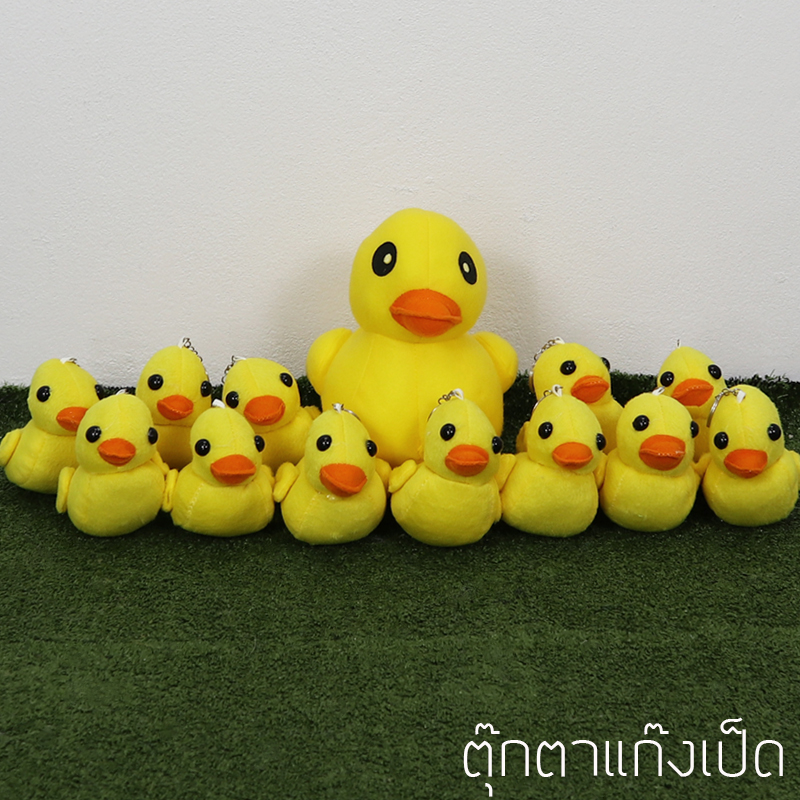 กล่องเซอร์ไพรส์ แก๊งเป็ด ไซส์ 8นิ้ว 1ตัว และพวงกุญแจ12ตัว พร้อมเม็ดโฟม กล่องเปิดฝา น่ารัก น่าสะสม,