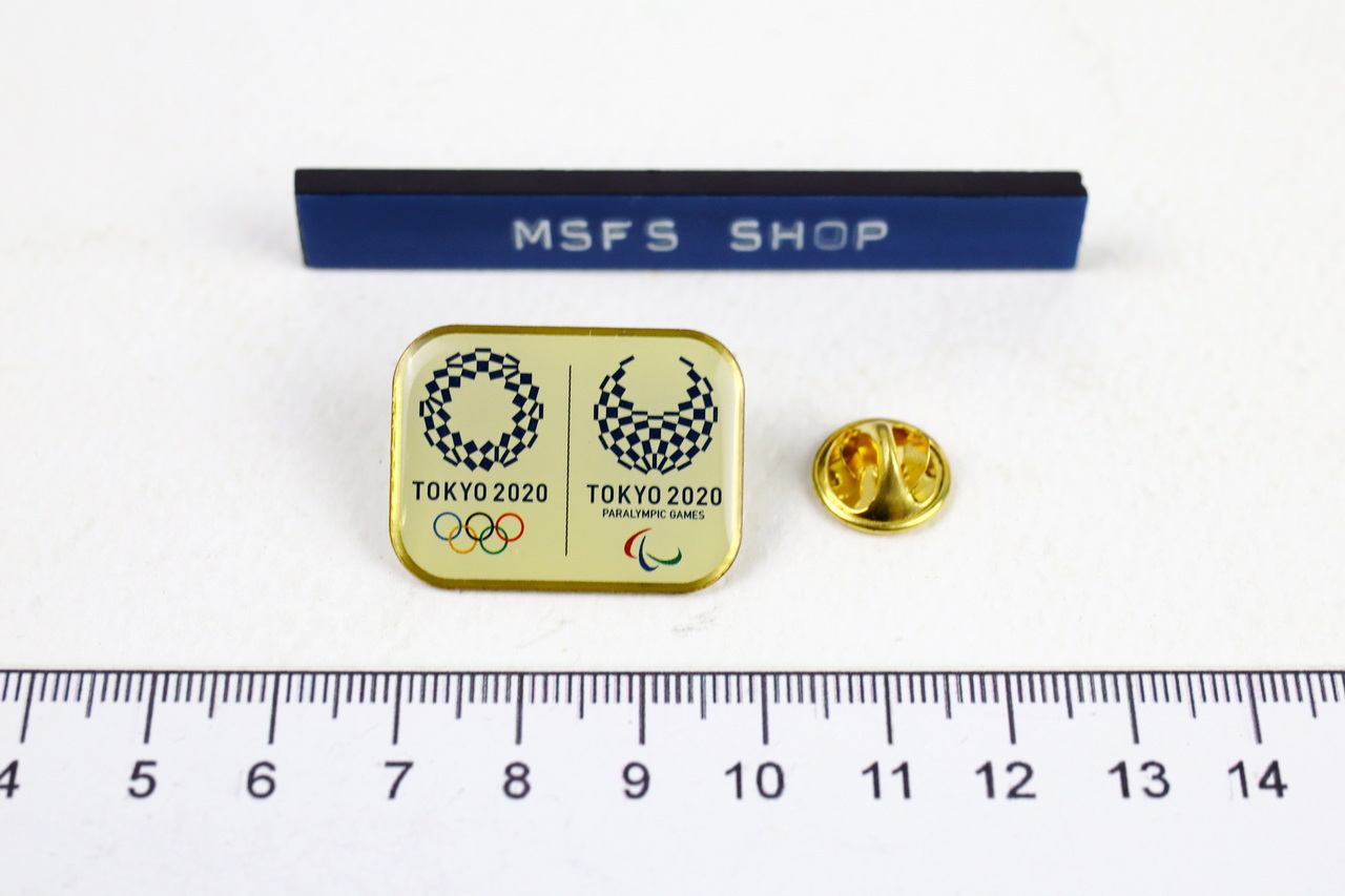 [มือสอง] เข็มกลัด Vintage Enamel Pin ลาย Olympics TOKYO 2020 - Taito City - โกดังญี่ปุ่น