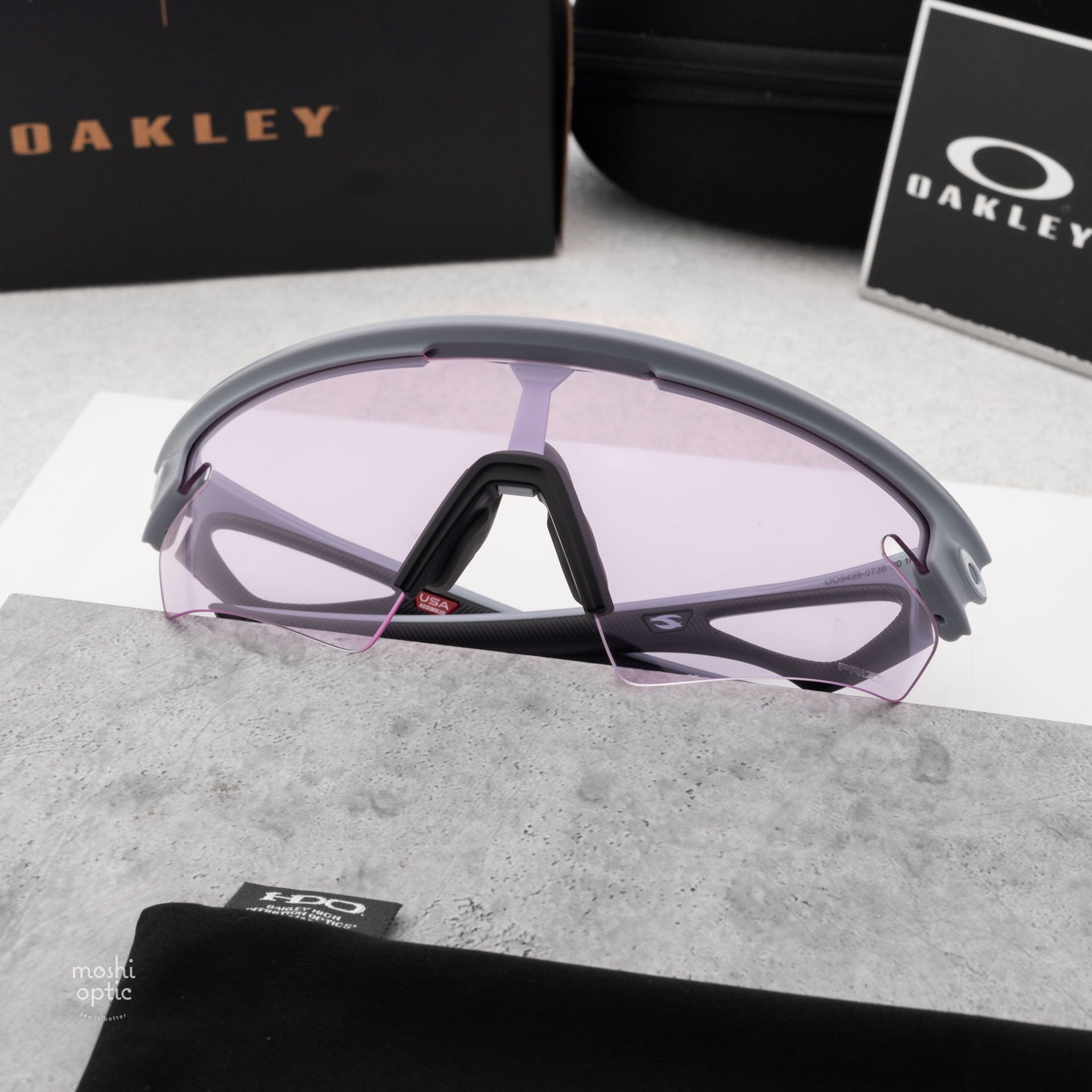 OAKLEY Sphaera Slash OO9499-07 Matte Fog Prizm Low Light