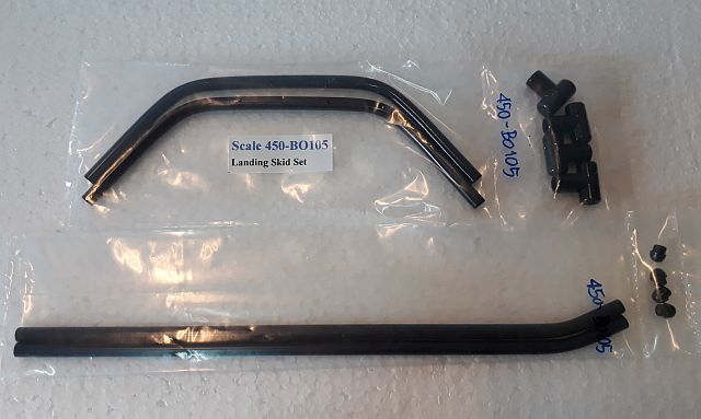 450-BO105 Metal Landing Skid Set