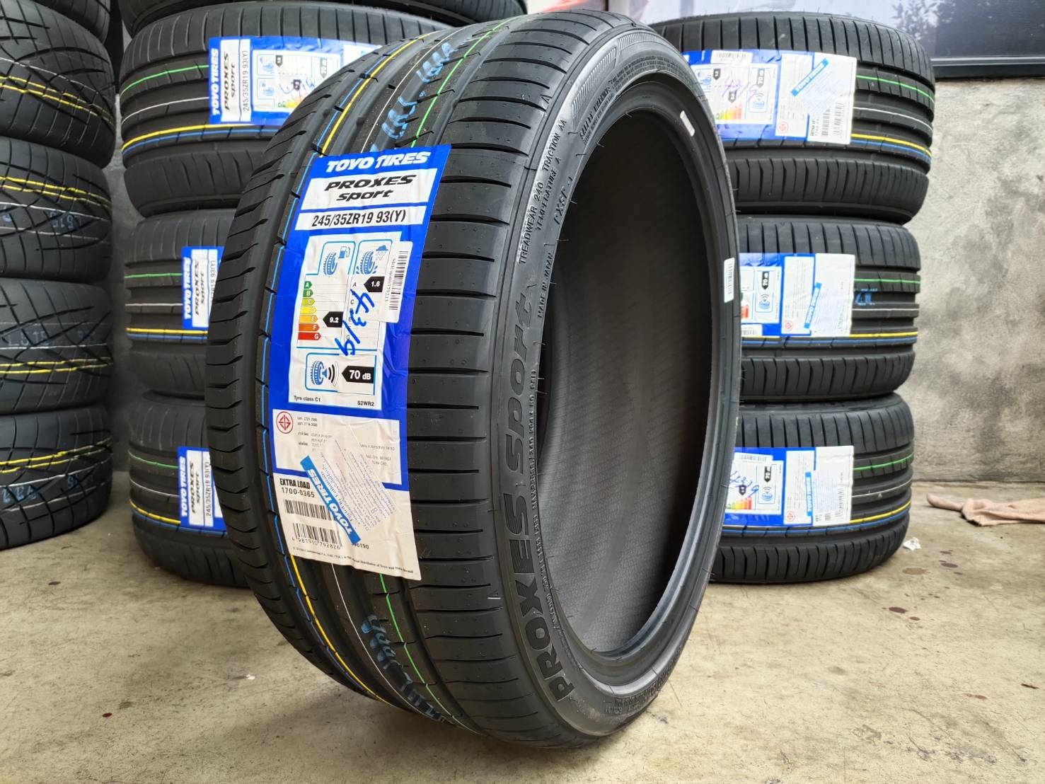 ยางมาใหม่ TOYO PROXES SPORT 245/35ZR19 ปี19 ราคาพิเศษ