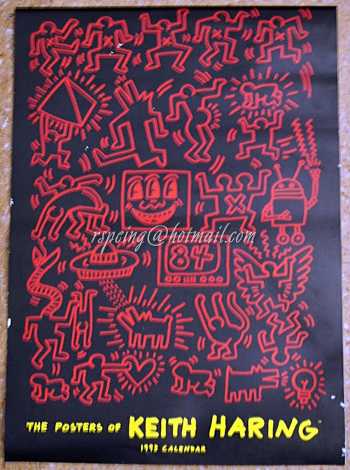 ปฏิทินแขวน The Posters of Keith Haring 1993 (2536)