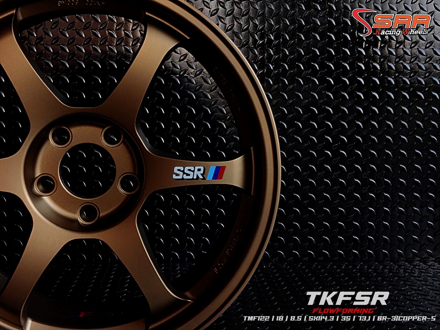 TYPE-C (FLOWFORMING) 18X8.5 5X114.3 ET+35 BR-3 COPPER-S (น้ำตาล)