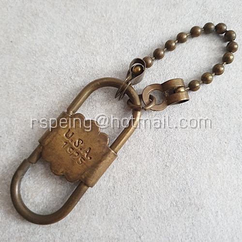 พวงกุญแจทองเหลือง U.S.A. 1925