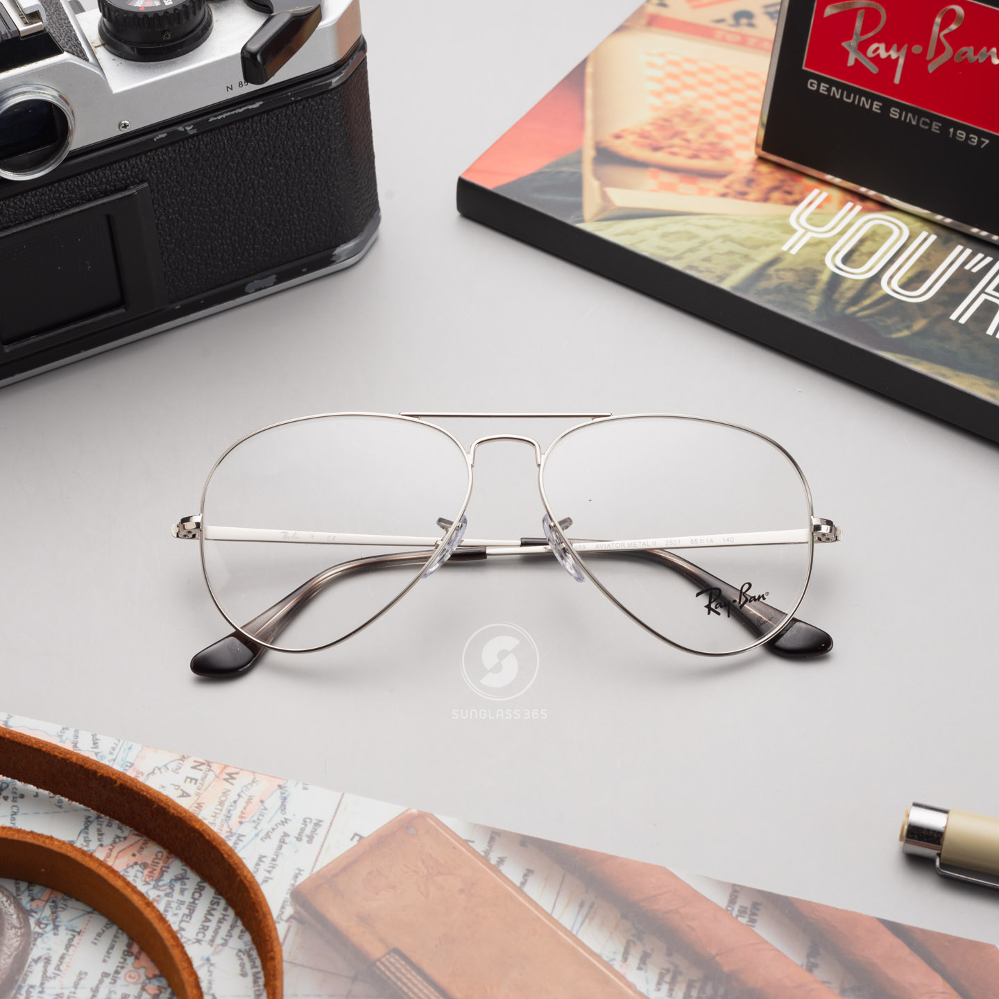 Ray-Ban RX6489 AVIATOR 2501 Silver