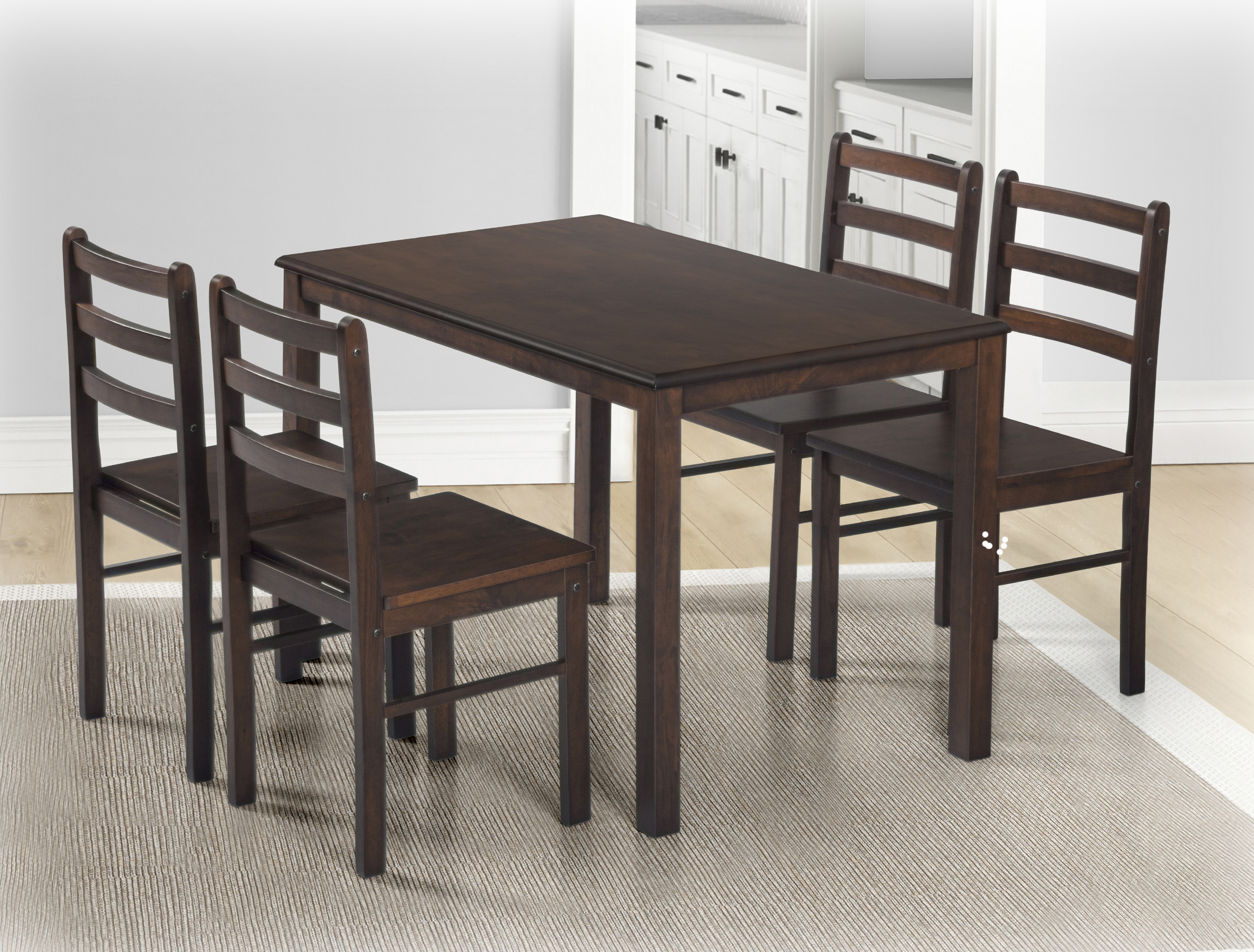 ชุดอาหารไม้ 4 ที่นั่ง รุ่น สตรัค2