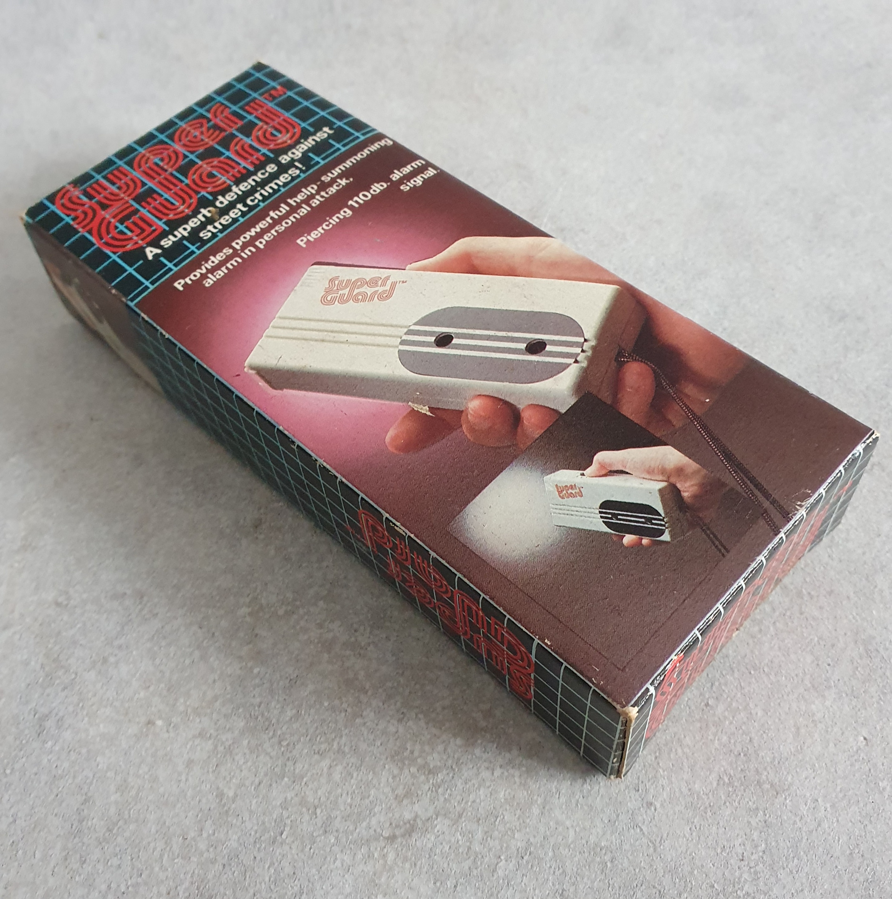 เครื่องเตือนกันขโมยวินเทจ Super Guard (ไฟฉายใช้ไม่ได้)