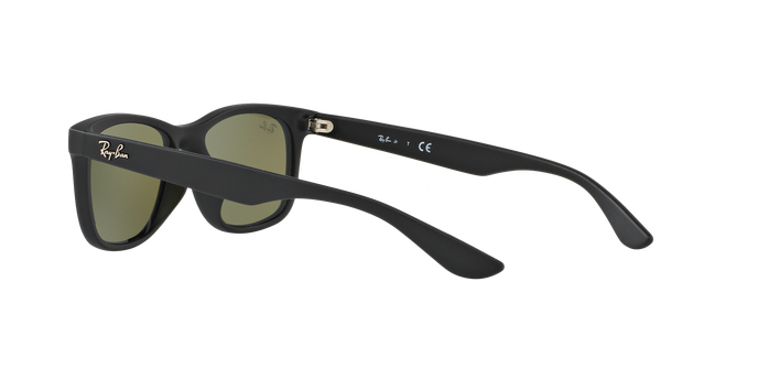 Ray Ban RJ9052SF 100S55 MATTE BLACK Blue Mirror